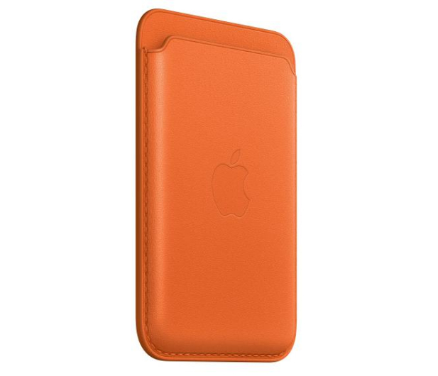 Apple Portfel APPLE do iPhone Leather Wallet with MagSafe - Orange - 1464162 - zdjęcie 2